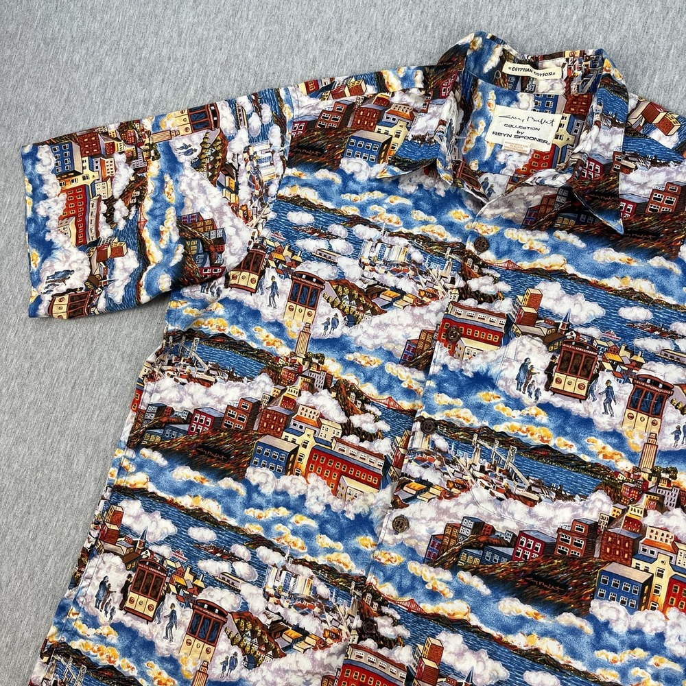 Vintage Reyn Spooner Hawaiian Shirt Mens S Guy Buffet Collection San Francisco